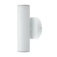 Globen Lighting - Hubble vägglampa, vit, höjd 21 cm, IP44