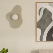 Globen Lighting - Illusion vägglampa beige glas 60 cm