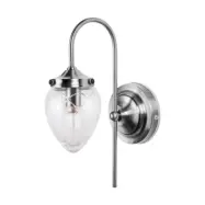 Globen Lighting Juni vägglampa Antikstål-klar
