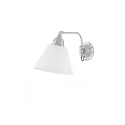 Gripenberg vägglampa nickel/brun