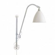 GUBI Bestlite BL5 vägglampa Matt vit-krom