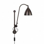 GUBI Bestlite BL5 vägglampa Black brass