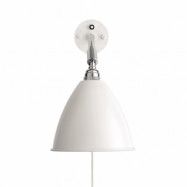 GUBI Bestlite BL7 vägglampa matt vit-krom
