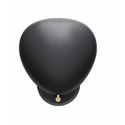 GUBI - Cobra Vägglampa Hard-Wired Jet-Black