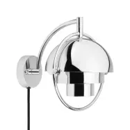 GUBI - Multi-Line vägglampa krom metall G9