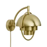 GUBI - Multi-Line vägglampa mässingsfärgad metall G9