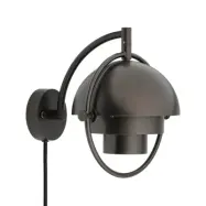 GUBI - Multi-Line vägglampa svart-mässingsfärgad metall G9