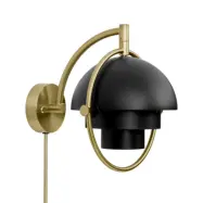 GUBI - Multi-Line vägglampa svart metall G9