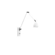 Guru vägglampa LED, mattvit/krom 60cm