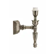Hallbergs Belysning Waldorf Vägglampa Antik silver 11,5cm