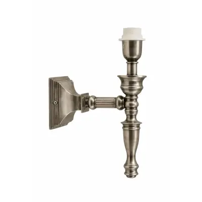 Hallbergs Belysning Waldorf Vägglampa Antik silver 11,5cm