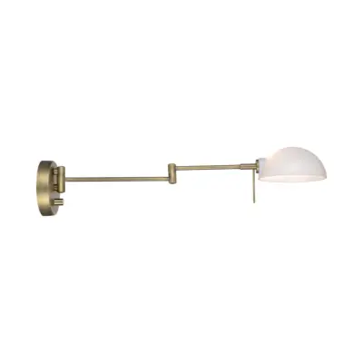 Halo Design Kjøbenhavn vägglampa  m/arm, Antique