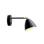 Halo Design Room Vägglampa Svart - mässing
