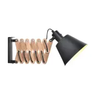 Halo Design VINTAGE Vägglampa  Svart/oljerat Valnöt