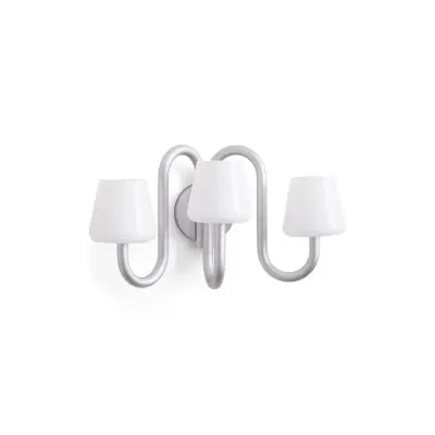 HAY - Apollo Sconce Vägglampa Alu/White Opal