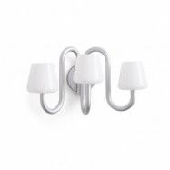 HAY Apollo vägglampa White opal