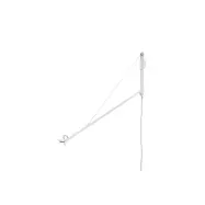 HAY - Fifty-Fifty Vägglampa Cream White