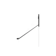 HAY - Fifty-Fifty Vägglampa Soft Black