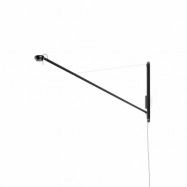 HAY Fifty-Fifty wall vägglampa Soft black