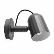 HAY Noc wall button vägglampa Mörkgrå