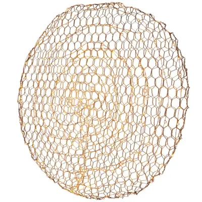 Hayden LED vägglampa, guld 70 cm