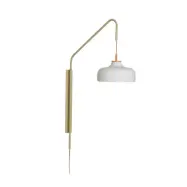 Hübsch - Current vägglampa, ljus sand, utskjutande längd 71 cm