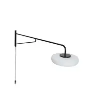 Hübsch - Sway LED-vägglampa, svart, utskjutning 120 cm –
