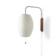 HAY - Nelson Cigar Sconce Bubble vägglampa, vitHerman Miller