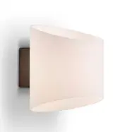 Herstal - Evoke Vägglampa IP44 Oval Anthracite/Opal