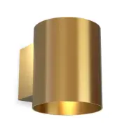 Herstal - Evoke Vägglampa IP44 Small Satin Brass/Satin Brass