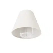 Impero mini lampskärm canvas vit