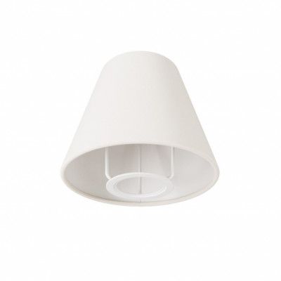 Impero mini lampskärm canvas vit