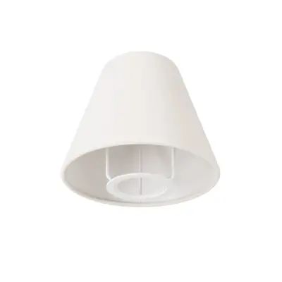 Impero mini lampskärm canvas vit