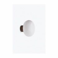 Karl-Johan vägglampa, Smoked oak/Opal Glass