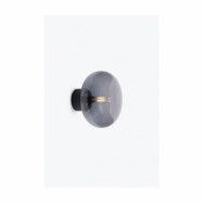 Karl-Johan vägglampa, Stain Oak/Smoke Glass