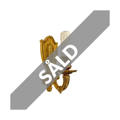 Karl vägglampett, mässing