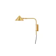 Kelly vägglampa short, guld