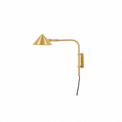 Kelly vägglampa short, guld