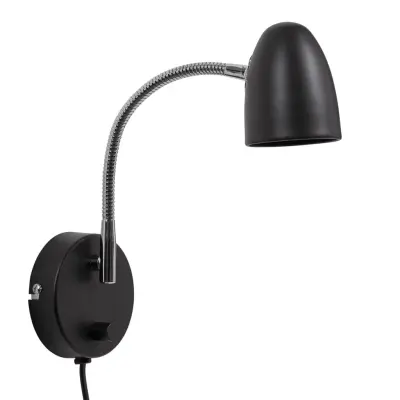 Koster vägglampa, svart 30cm