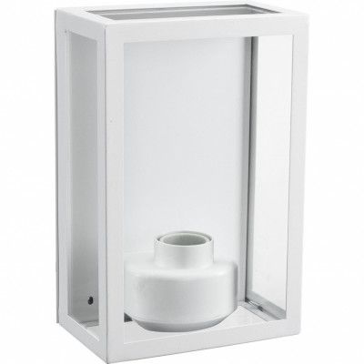 Kubba vägglampa, vit 26cm