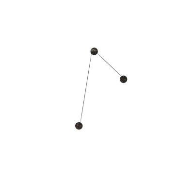 KDLN - Azou 3 Vägglampa Black Marble