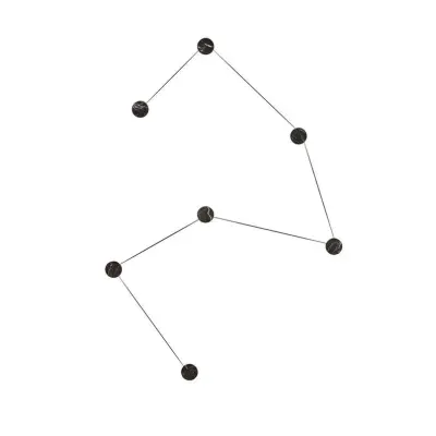 KDLN - Azou 7 Vägglampa Black Marble