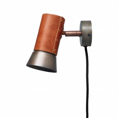Kusk vägglampa, järnoxid/brun