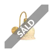 Lady vägglampa, mässing/keramik (1680)