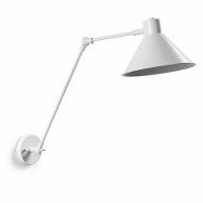 KAVE HOME Dione vägglampa - vit stål