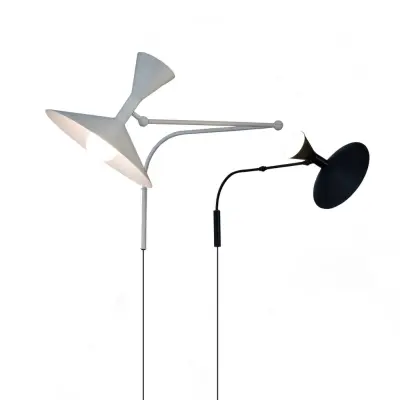 Lampe de Marseille vägglampa, svart Nemo Lighting - Vardagsrum - Metall - Med flera ljuskällor
