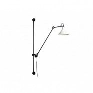 Lampe Gras - 214 Vägglampa Conic Svart/Vit
