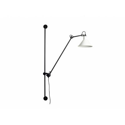 Lampe Gras - 214 Vägglampa Conic Svart/Vit