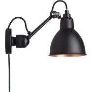 Lampe Gras - 304CA Vägglampa Svart/Svart/Koppar