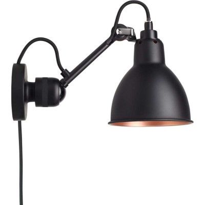 Lampe Gras - 304CA Vägglampa Svart/Svart/Koppar